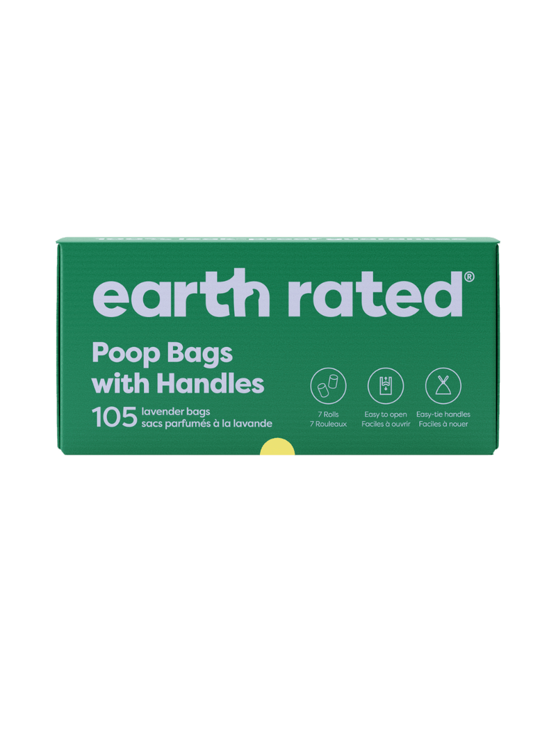 Dog Poop Bags With Handles on a Roll Q8